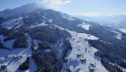St. Johann in Tirol in 3 Länder Freizeit-Arena in de winter.